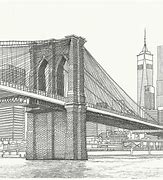 Image result for The Brooklyn Bridge Drawing