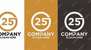 Image result for 25 Logo Circle