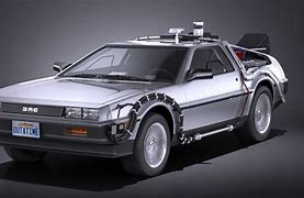 Image result for Back to the Future DeLorean Cartoon