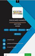 Image result for Digital Business Visiting Card Vcard