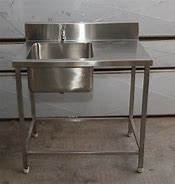 Image result for Stainless Steel Sink Table