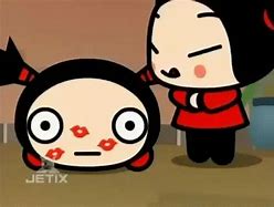 Image result for pucca funny love kiss