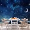 Image result for Kids Wall Mural Night Clouds