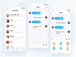 Image result for Chat App Interface Design