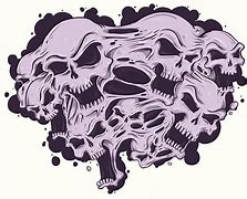 Image result for Melting Skull Art