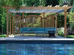 Image result for Pergola with Canopy Plans