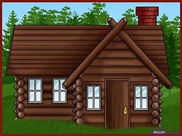 Image result for Log Pile House Clip Art