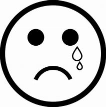 Image result for Sad Face Black and White