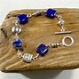 Image result for Lapis Bead Bracelet