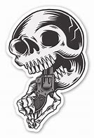 Image result for Skull and Gun Decals