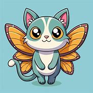 Image result for Cat Funny Butterfly