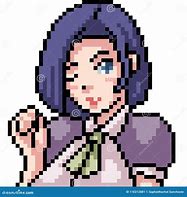 Image result for Anime Characters Pixel Art Grid