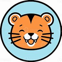 Image result for Cute Tiger Doodle