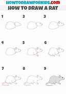 Image result for Easy to Draw Rat