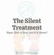 Image result for Narcissistic Silent Treatment