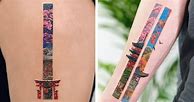 Image result for Time Travel Tattoo Vertical