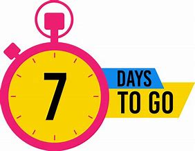 Image result for 1 Day to Go HD PNG