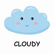 Image result for Cloudy Weather Cartoon