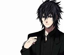 Image result for Black Haired Anime Boy Cape