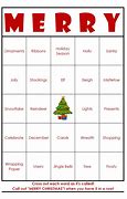 Image result for Christmas Bingo Words