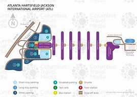 Image result for Map of Hartsfield-Jackson Airport