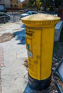 Image result for Yelllow Mail Box