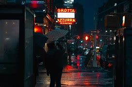 Image result for Busy City Street Raining