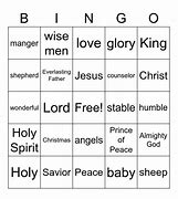 Image result for Christmas Bingo Words