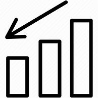 Image result for Graph Showing Down Then Up Icon