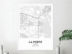 Image result for La Porte in Map