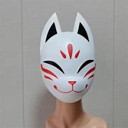 Image result for White Fox Mask Red