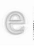 Image result for Letter E Sketch