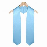 Image result for Light Blue Graduation Stole