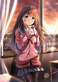 Image result for Anime Girl with Brunette Hair