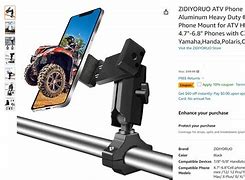 Image result for ATV Phone Mount