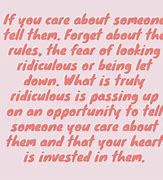 Image result for Tell Someone You Care Quotes