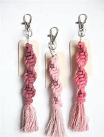 Image result for How to Make Macrame Keychains