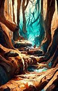 Image result for Inside Cave Forest