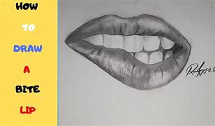 Image result for Mouth Bite Drawing