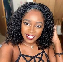 Image result for Curly Half Wigs with Headband