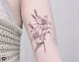 Image result for Lily Flower Tattoos On Wrist