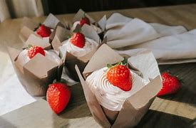 Image result for Strawberry Cupcakes Vanilla