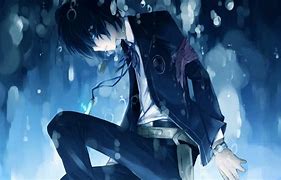 Image result for Black Haired Anime Boy Cape