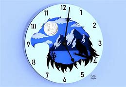 Image result for Eagle Clock DXF