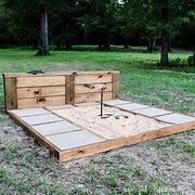 Image result for Horseshoe Pit Layout