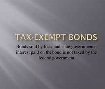 Image result for Tax Exempt Bonds