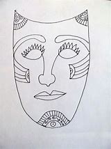 Image result for Easy to Draw Mask