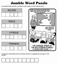 Image result for Picnic Word Jumble