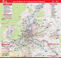 Image result for Metro Lines Map Madrid