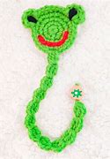 Image result for Crochet Frog Bookmark